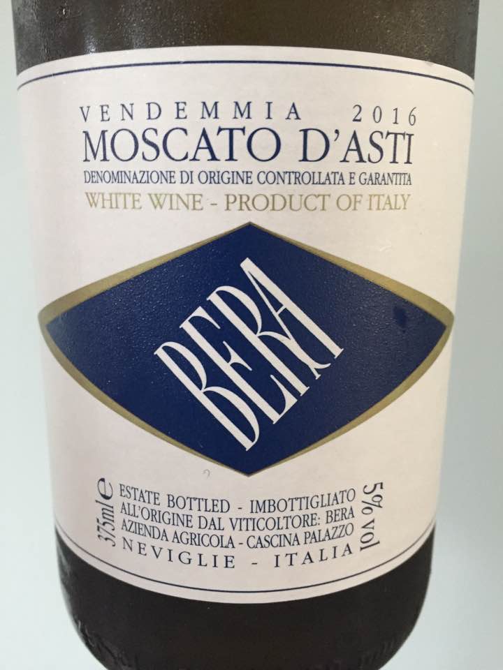 Bera – Vendemmia 2016 – Moscato d’Asti