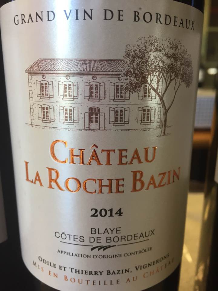 Château La Roche Bazin 2014 – Blaye Côtes de Bordeaux