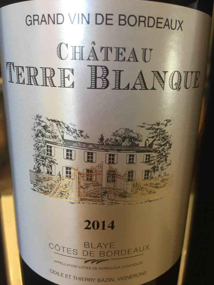 Château Terre Blanque 2014 – Blaye Côtes de Bordeaux