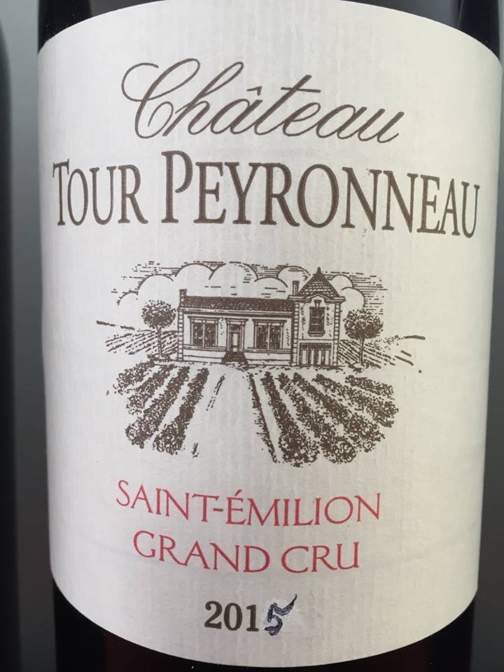 Château Tour Peyronneau 2015 – Saint-Emilion Grand Cru