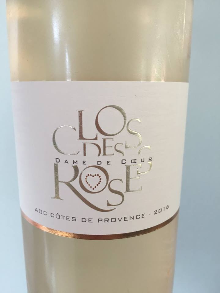 Clos des Roses – Dame de Cœur 2016 – Côtes de Provence