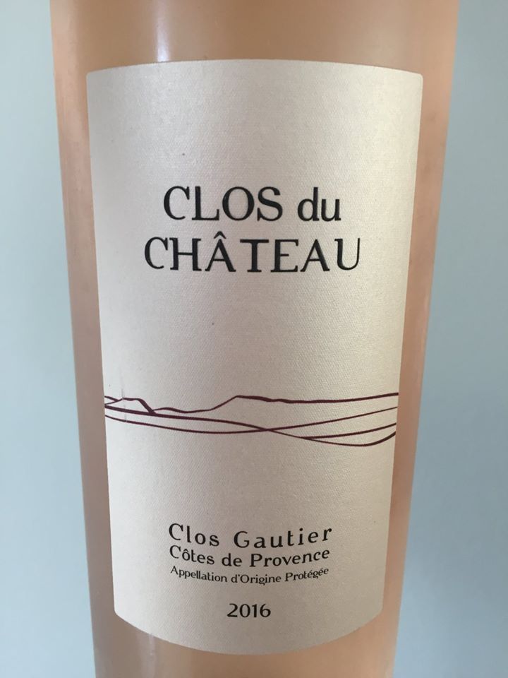 Clos Gautier – Clos du Château 2016 – Côtes de Provence