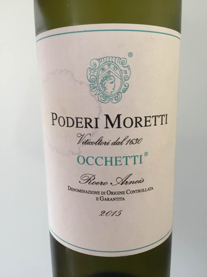 Poderi Moretti – Occhetti 2015 – Roero Arneis