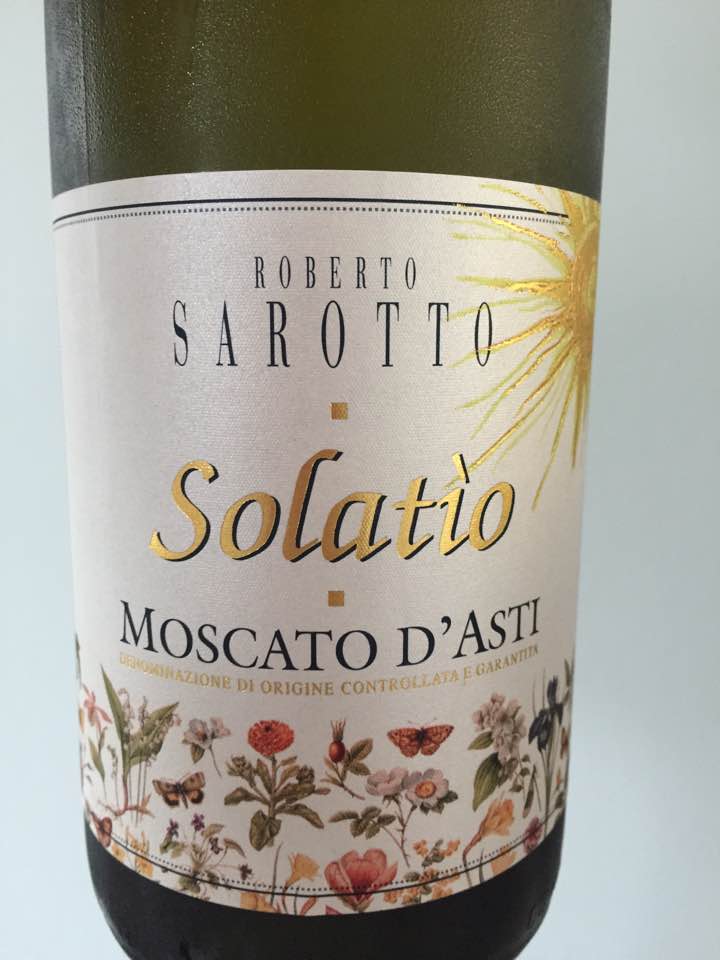 Roberto Sarotto – Solatio 2016 – Moscato d’Asti