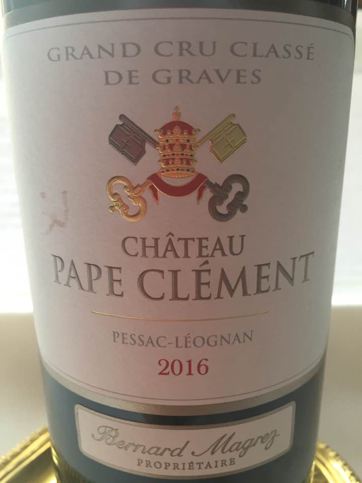Château Pape Clément 2016 – Pessac Léognan – Grand Cru Classé de Graves