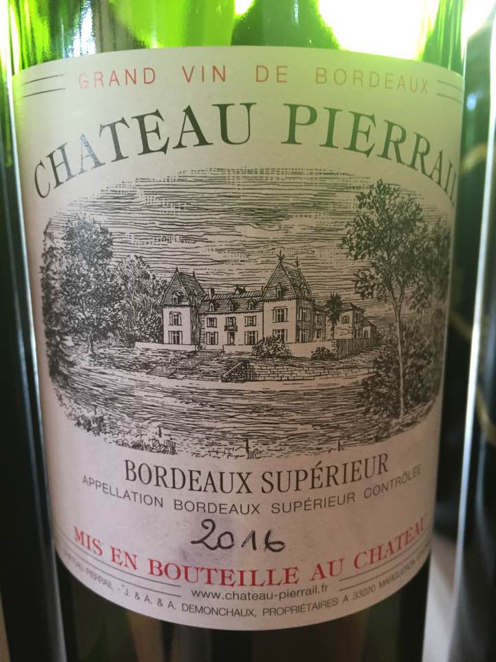 Château Pierrail 2016 – Bordeaux Supérieur