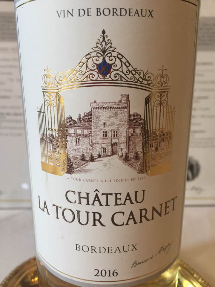 Château La Tour Carnet 2016 – Bordeaux Blanc