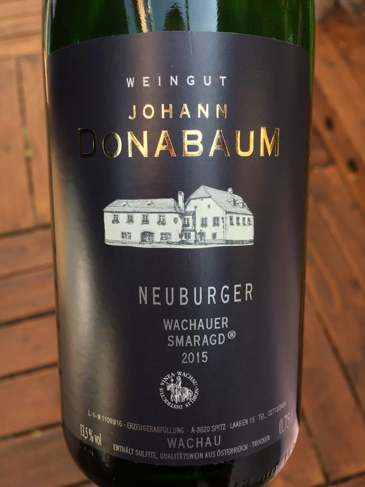 Johann Donabaum – Neuburger 2015 Smaragd – Wachau