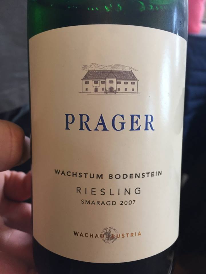 Prager – Riesling Smaragd 2007- Wachstum Bodenstein – Wachau