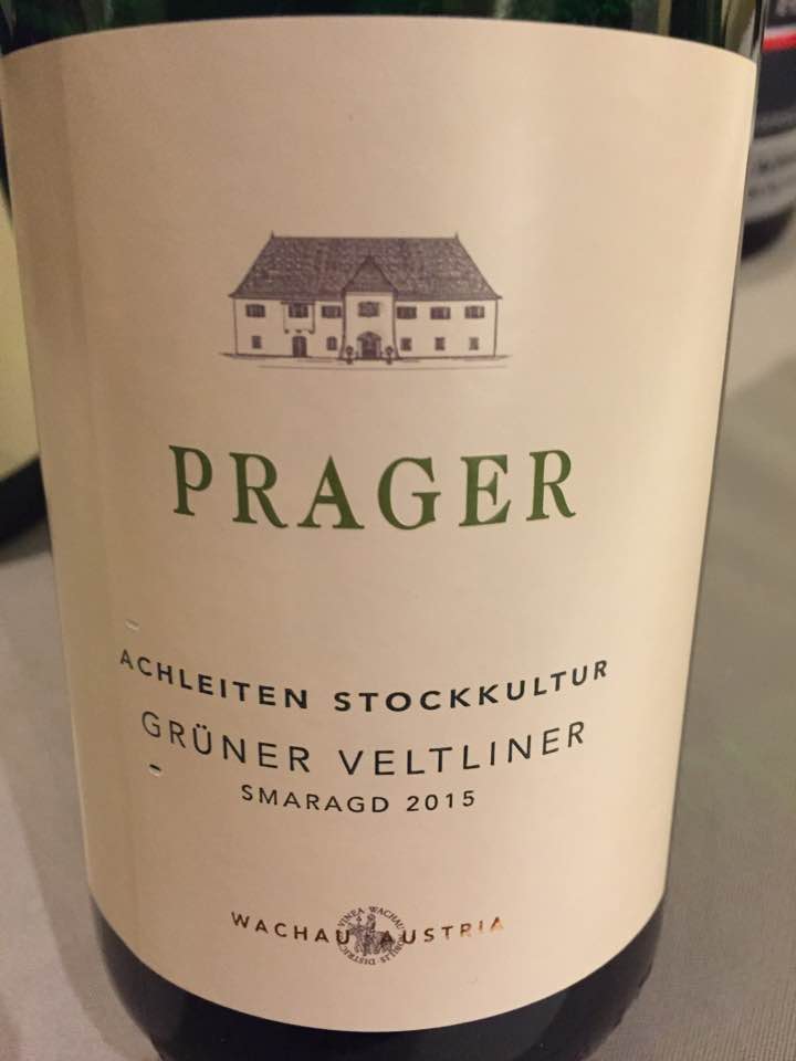 Prager – Achleiten Stockkultur – Grüner Veltliner Smaragd 2015 – Wachau