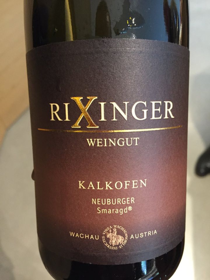 Rixinger Weingut – 2016 Kalkofen Neuburger Smaragd – Wachau