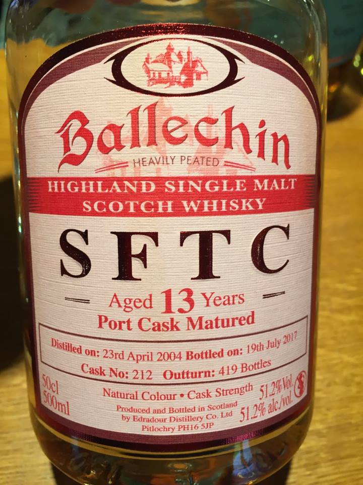 Ballechin – SFTC – Aged 13 Years – Port Cask Matured – Highland, Single Malt – Scotch Whisky
