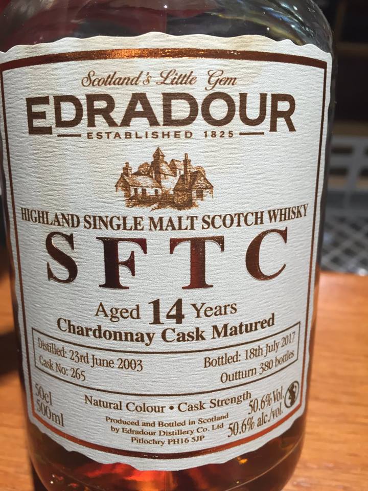Edradour – 14 Years Old – Chardonnay Cask Matured – Highland, Single Malt – Scotch Whisky