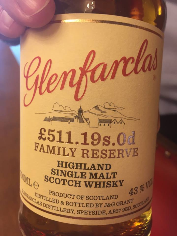 Glenfarclas – £511.19sOd Family Reserve – Highland, Single Malt – Scotch Whisky