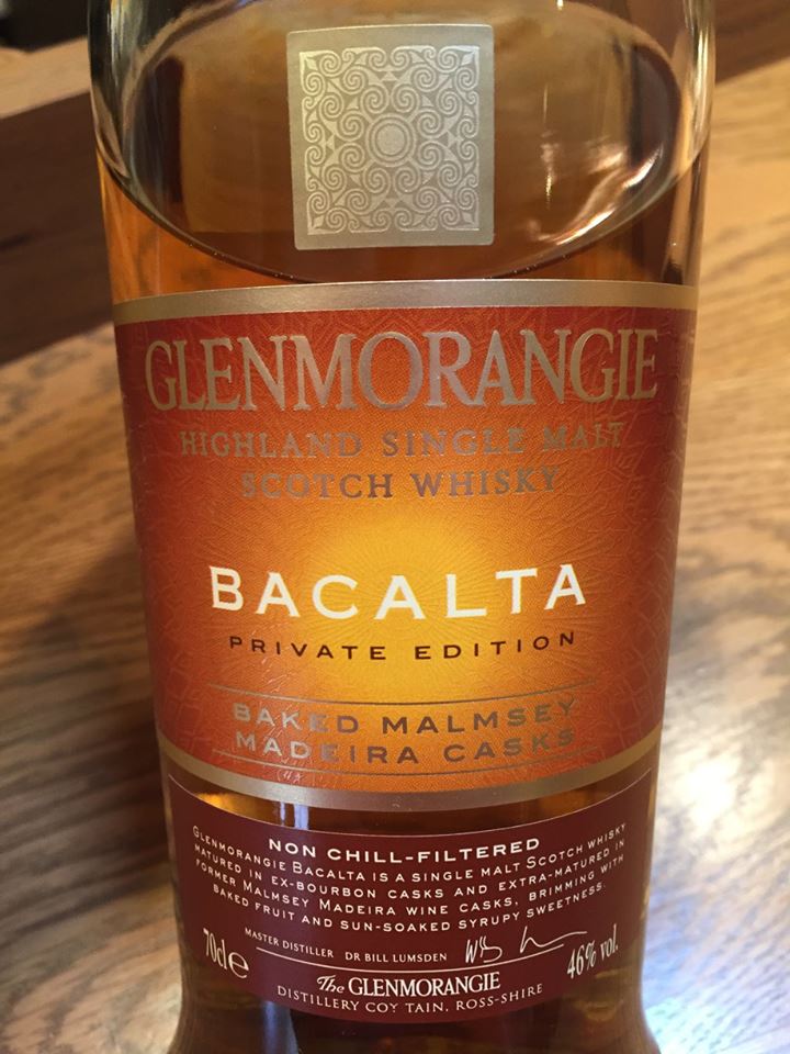 Glenmorangie – Bacalta Private Edition – Baked Malmsey – Madeira Casks – Highland, Single Malt – Scotch Whisky