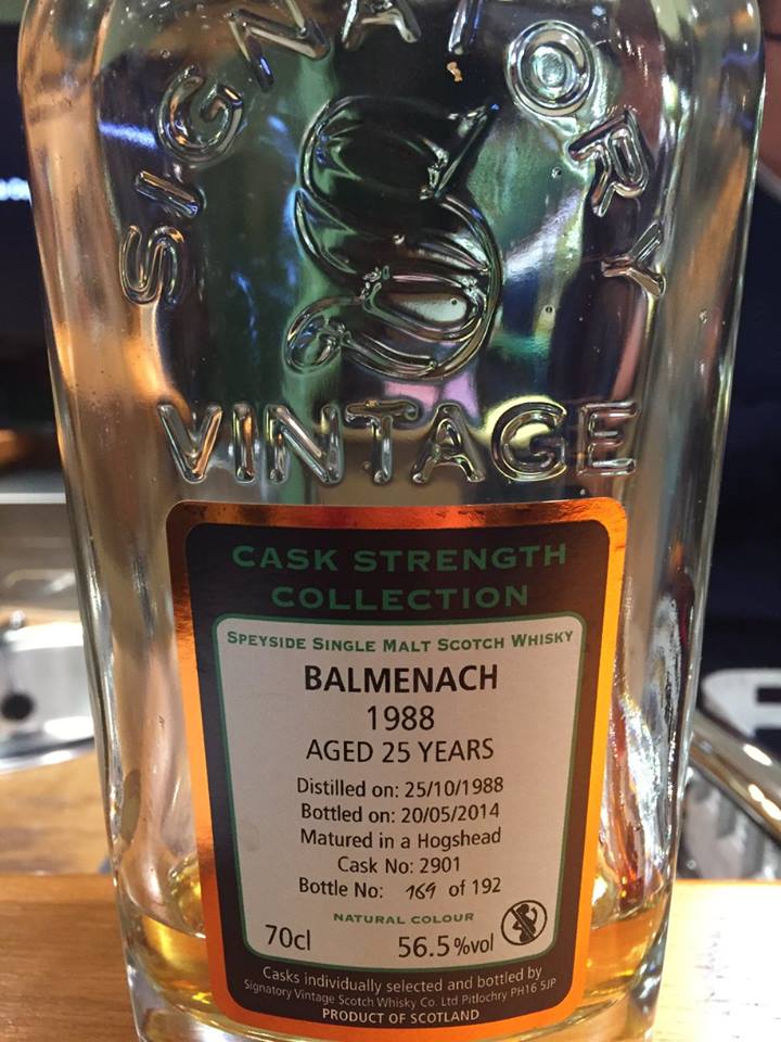 Signatory – Balmenach 1988 – Cask Strength Collection – Aged 25 Years – Speyside Single Malt Scotch Whisky
