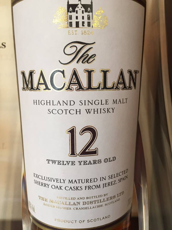 The Macallan – 12 years Old – Exclusively Matured in Selected Sherry Oak Casks from Jerez – Highland, Single Malt – Scotch Whisky
