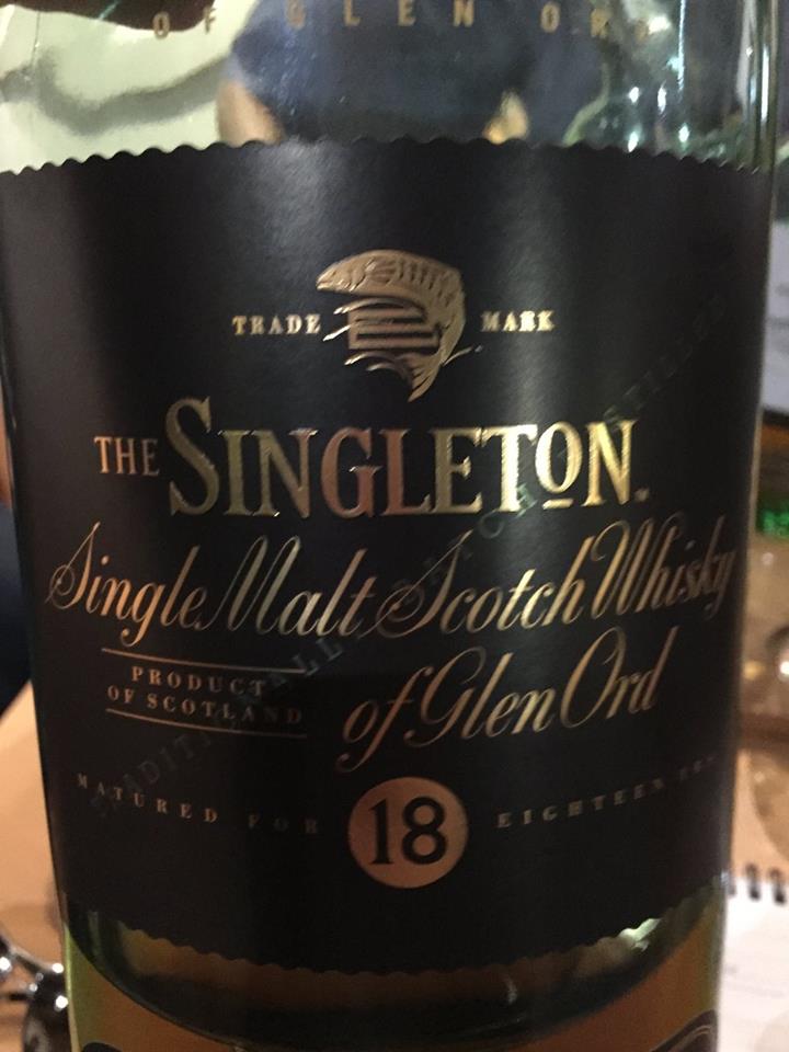The Singleton – Glen Ord – 18 Years Old – Single Malt – Scotch Whisky