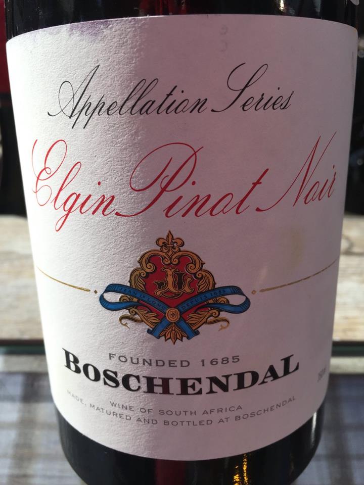 Boschendal – Appellation Séries – Elgin Pinot Noir 2015 – South Africa