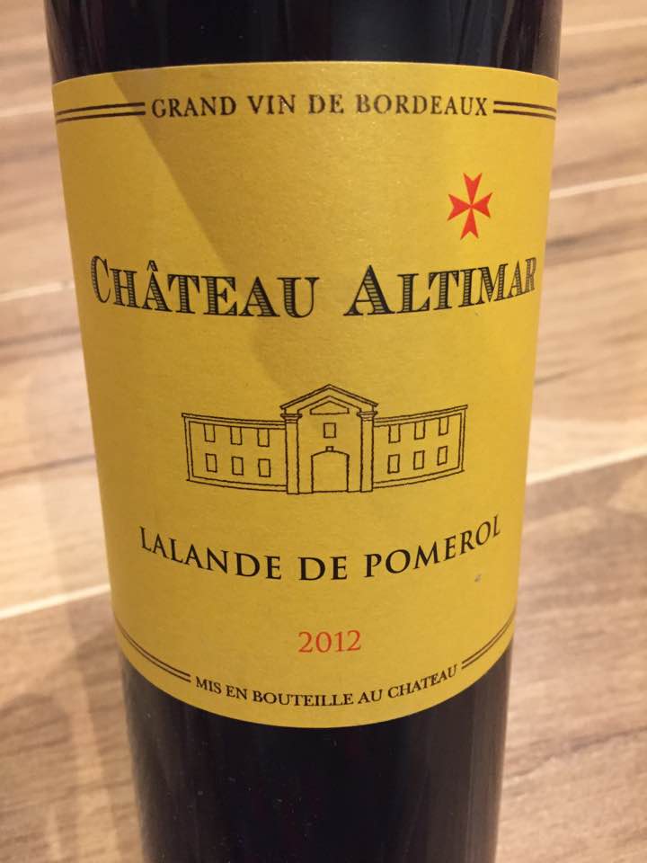 Château Altimar 2012 – Lalande-de-Pomerol