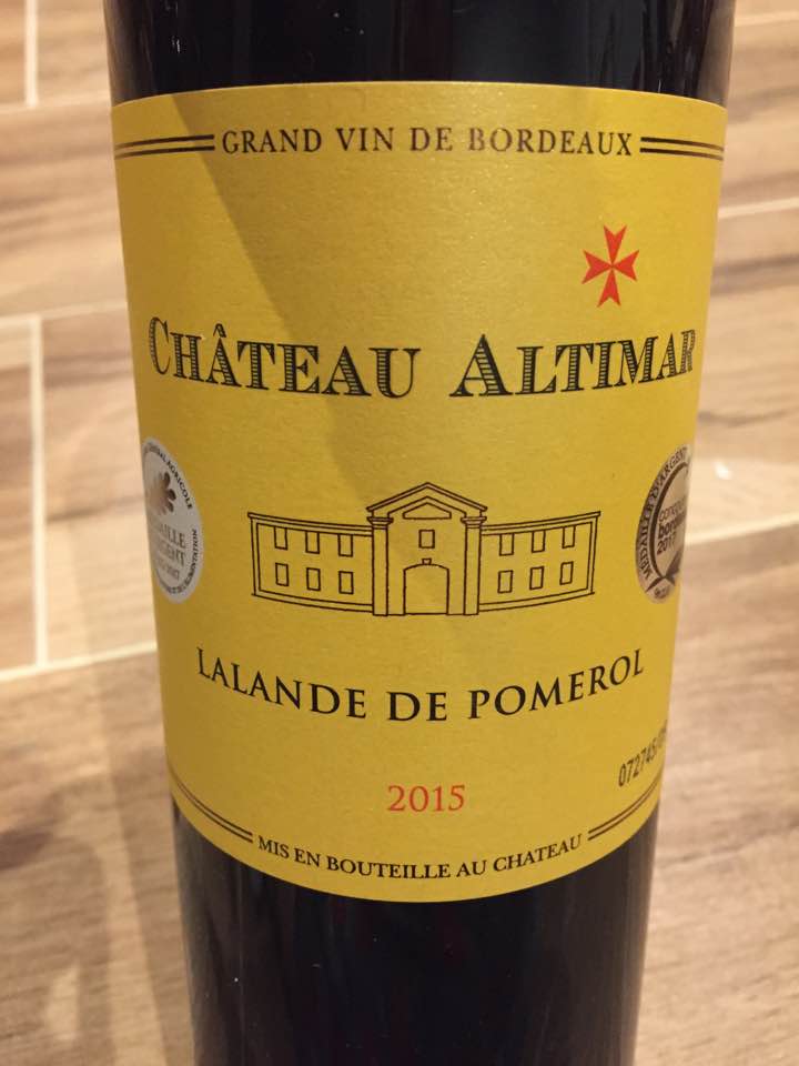 Château Altimar 2015 – Lalande-de-Pomerol