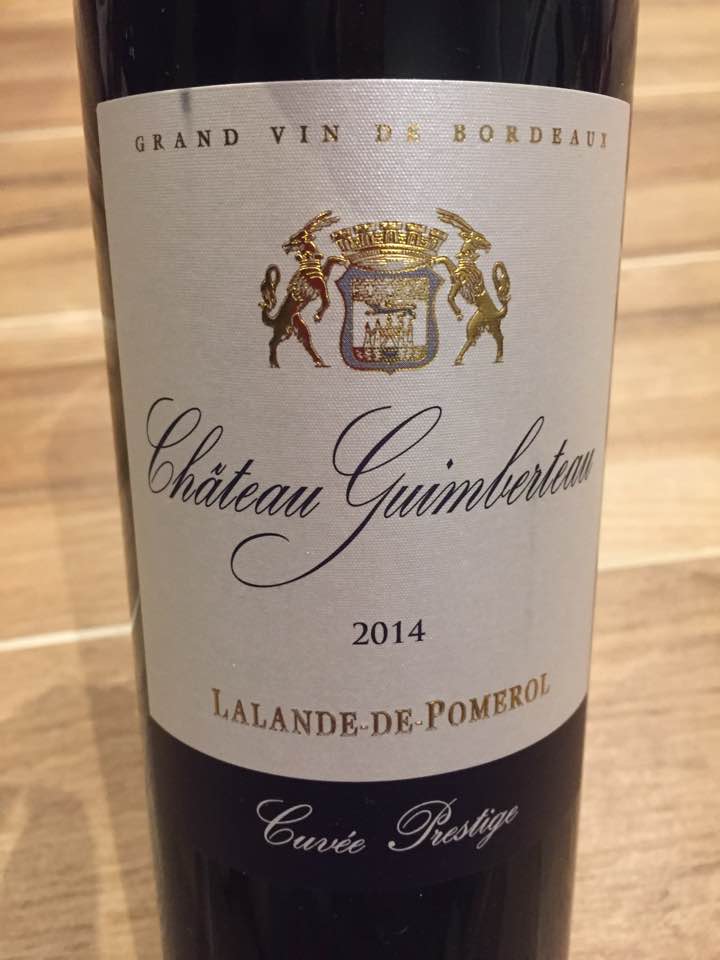 Château Guimberteau – Cuvée Prestige 2014 – Lalande-de-Pomerol