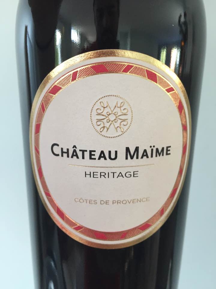Château Maïme – Héritage 2015 – Côtes de Provence