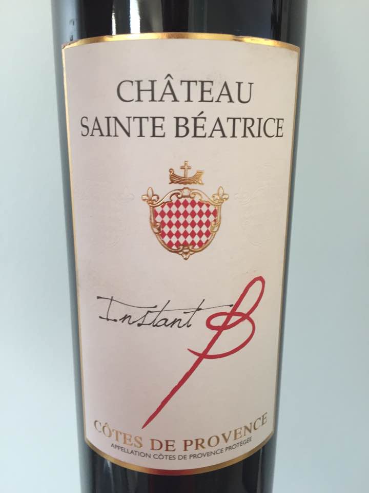 Château Sainte Béatrice – Instant B 2015 – Côtes de Provence