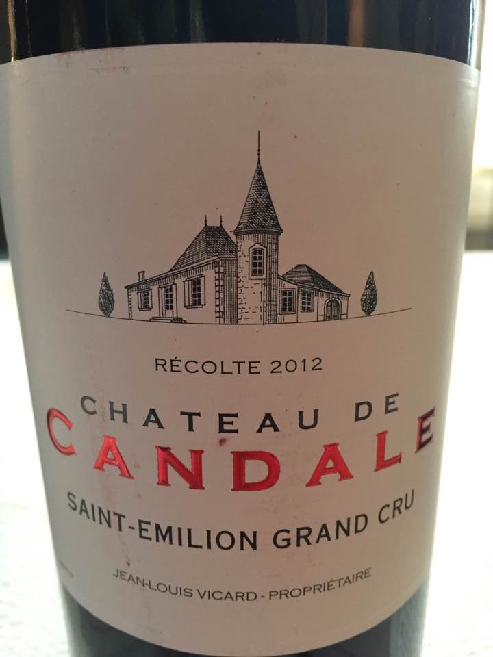 Château de Candale 2012 – Saint-Emilion Grand Cru