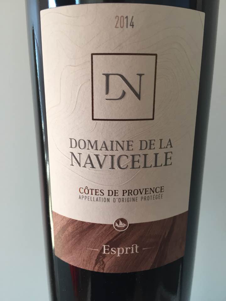 Domaine de la Navicelle – Esprit 2014 – Côtes de Provence