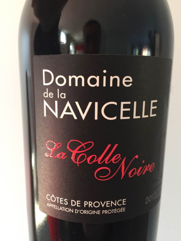 Domaine de la Navicelle – La Colle Noire 2013 – Côtes de Provence