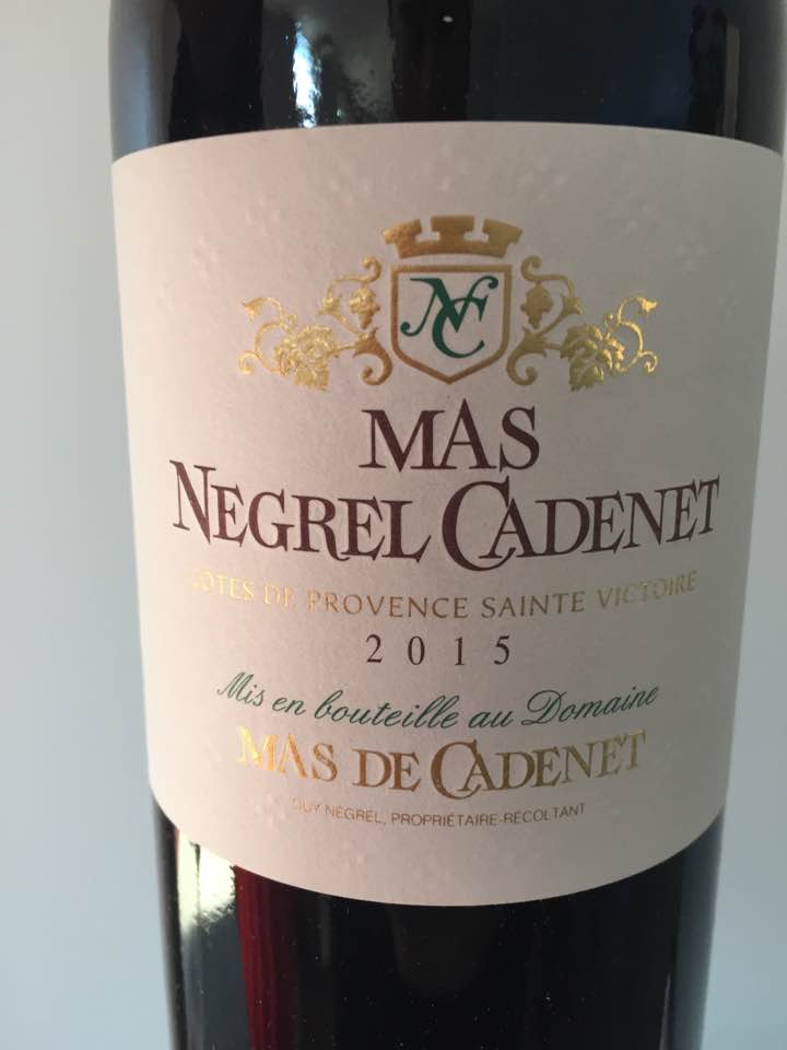 Mas Negrel Cadenet 2015 – Côtes de Provence