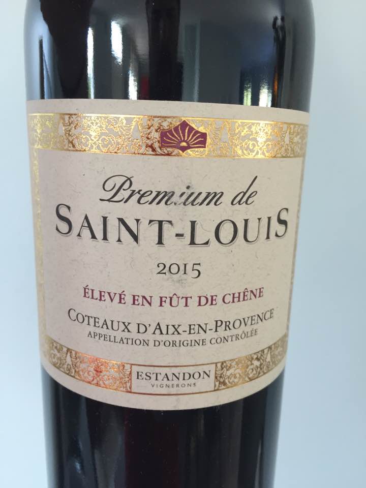 Premium de Saint-Louis 2015 – Coteaux d’Aix-en-Provence