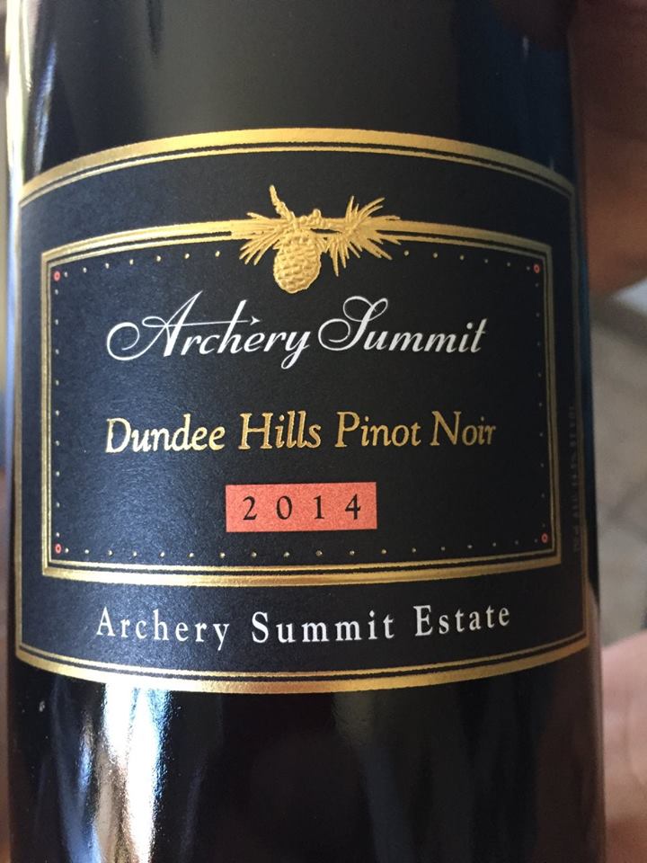 Archery Summit – 2014 Pinot Noir Archery Summit Estate – Dundee Hills, Willamette Valley