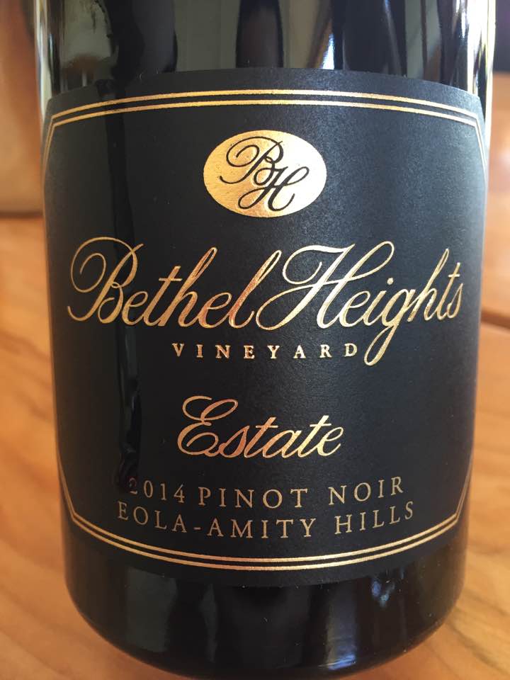 Bethel Heights Vineyard – Estate 2014 Pinot Noir – Eola-Amity Hills – Willamette Valley