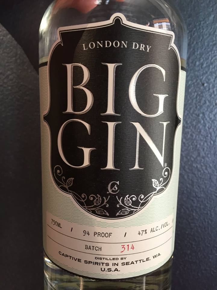 Big Gin – London Dry – Batch 314 – 94 Proof
