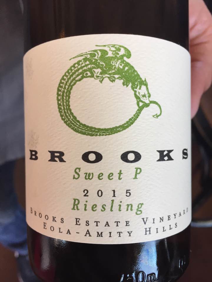 Brooks – Sweet P 2015 Riesling – Brooks Estate Vineyard – Eola-Amity hills, Oregon