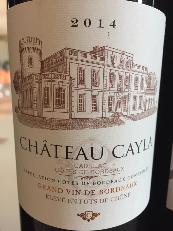 Château Cayla 2014 – Cadillac Côtes de Bordeaux