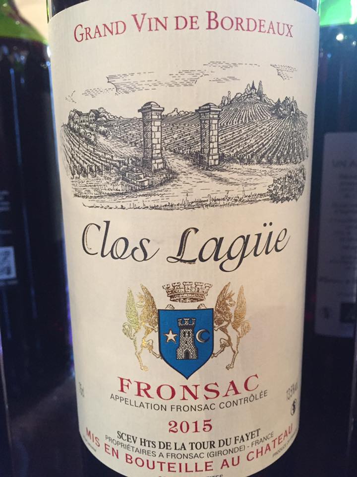 Château Clos Lague 2015 – Fronsac