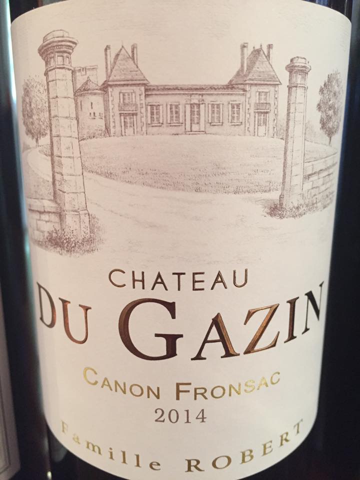 Château Du Gazin 2014 – Canon-Fronsac
