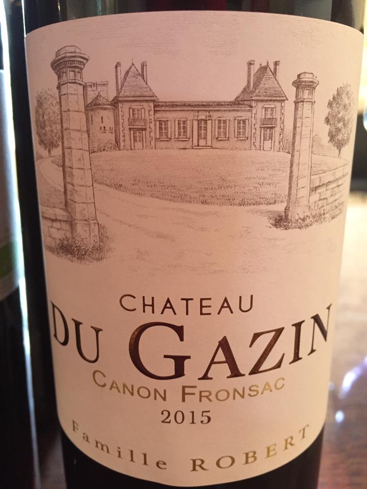 Château Du Gazin 2015 – Canon-Fronsac