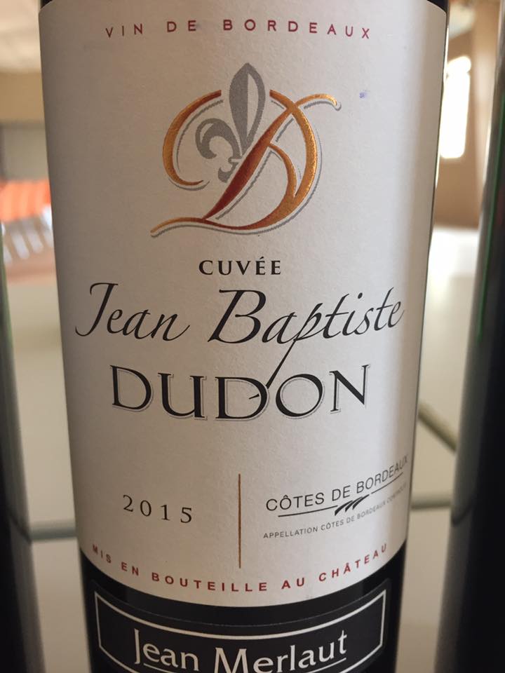 Château Dudon – Cuvée Jean Baptiste Dudon 2015 – Côtes de Bordeaux