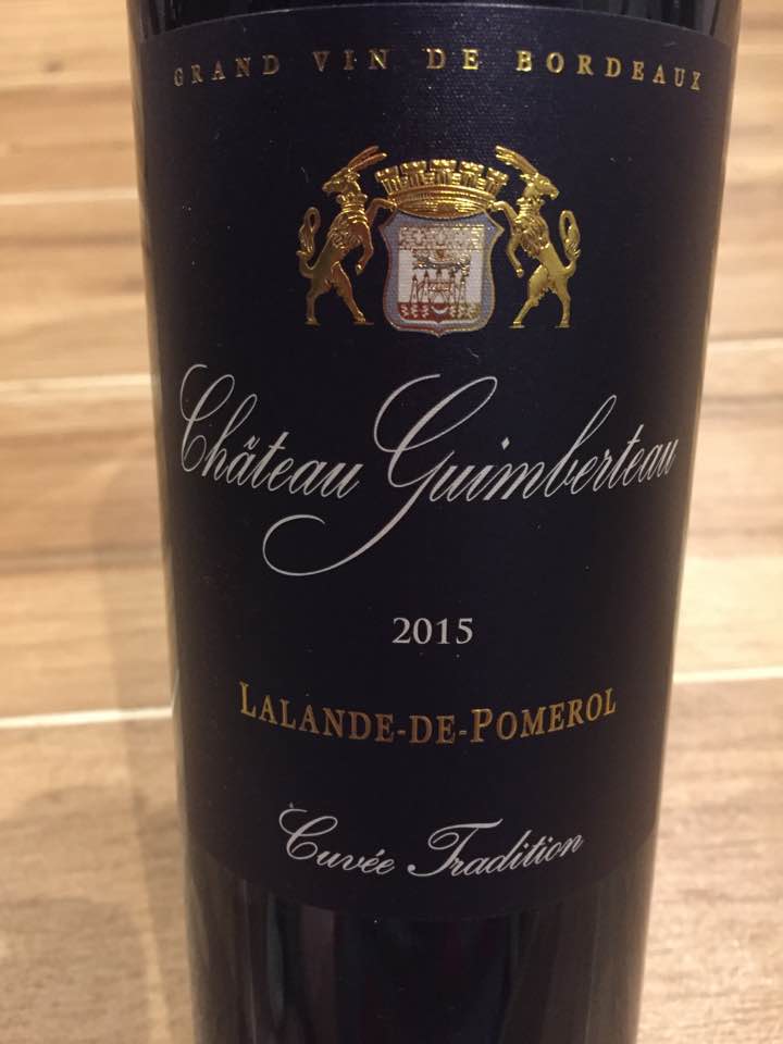Château Guimberteau – Cuvée Tradition 2015 – Lalande-de-Pomerol