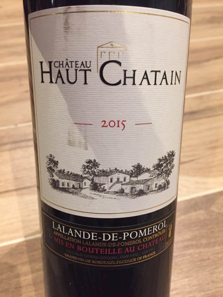 Château Haut Chatain 2015 – Lalande-de-Pomerol