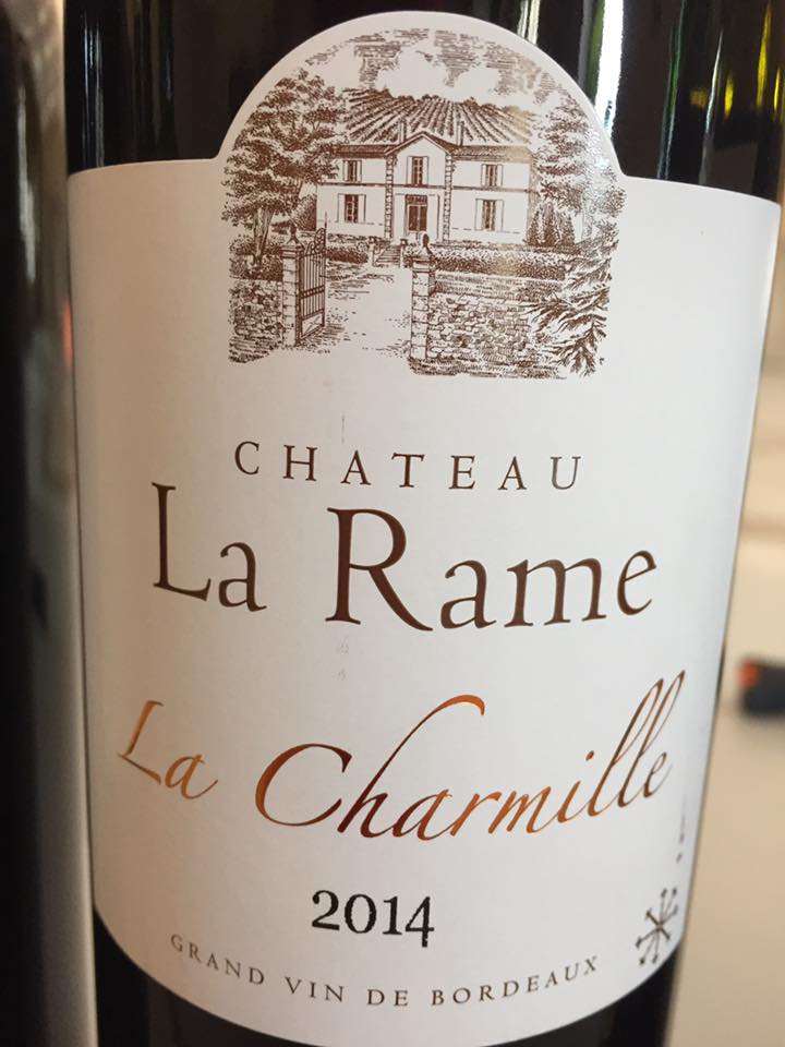 Château La Rame – La Charmille 2014 – Cadillac Côtes de Bordeaux