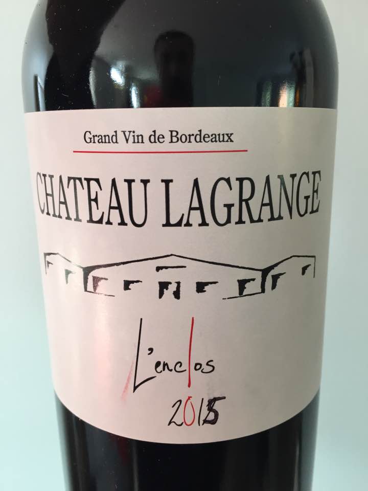 Château Lagrange – L’Enclos 2015 – Cadillac Côtes de Bordeaux