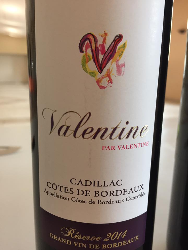Château Lamothe de Haux – Valentine par Valentine 2014 – Cadillac Côtes de Bordeaux