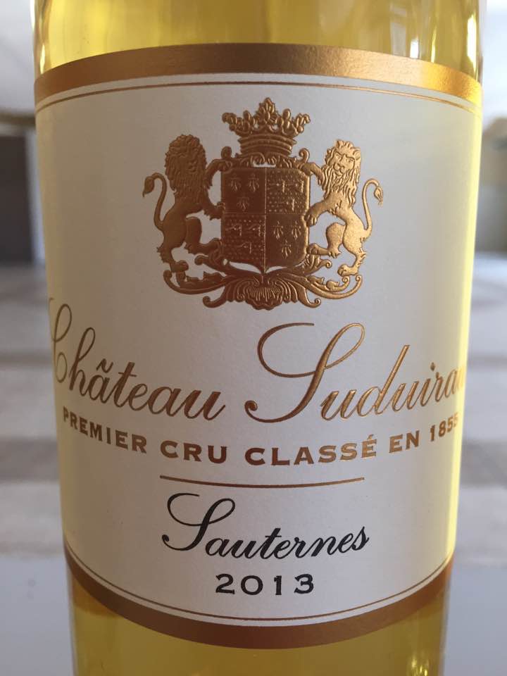 Château Suduiraut 2013 – Sauternes, Premier Cru Classé