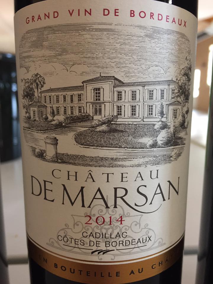 Château de Marsan 2014 – Cadillac Côtes de Bordeaux