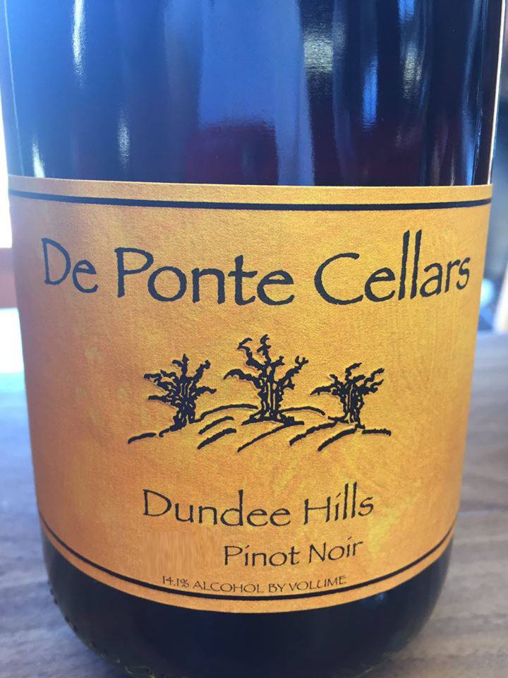 De Ponte Cellars – 2013 Pinot Noir – Dundee Hills, Willamette Valley 